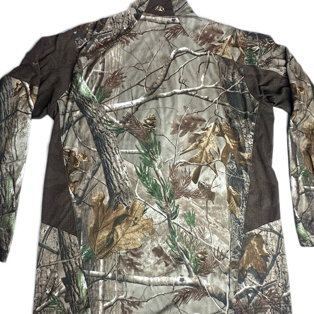 Rocky Camo Fleece Pullover | Woen’s M | Realtree Half Zip Hunting Top - Picture 3 of 7